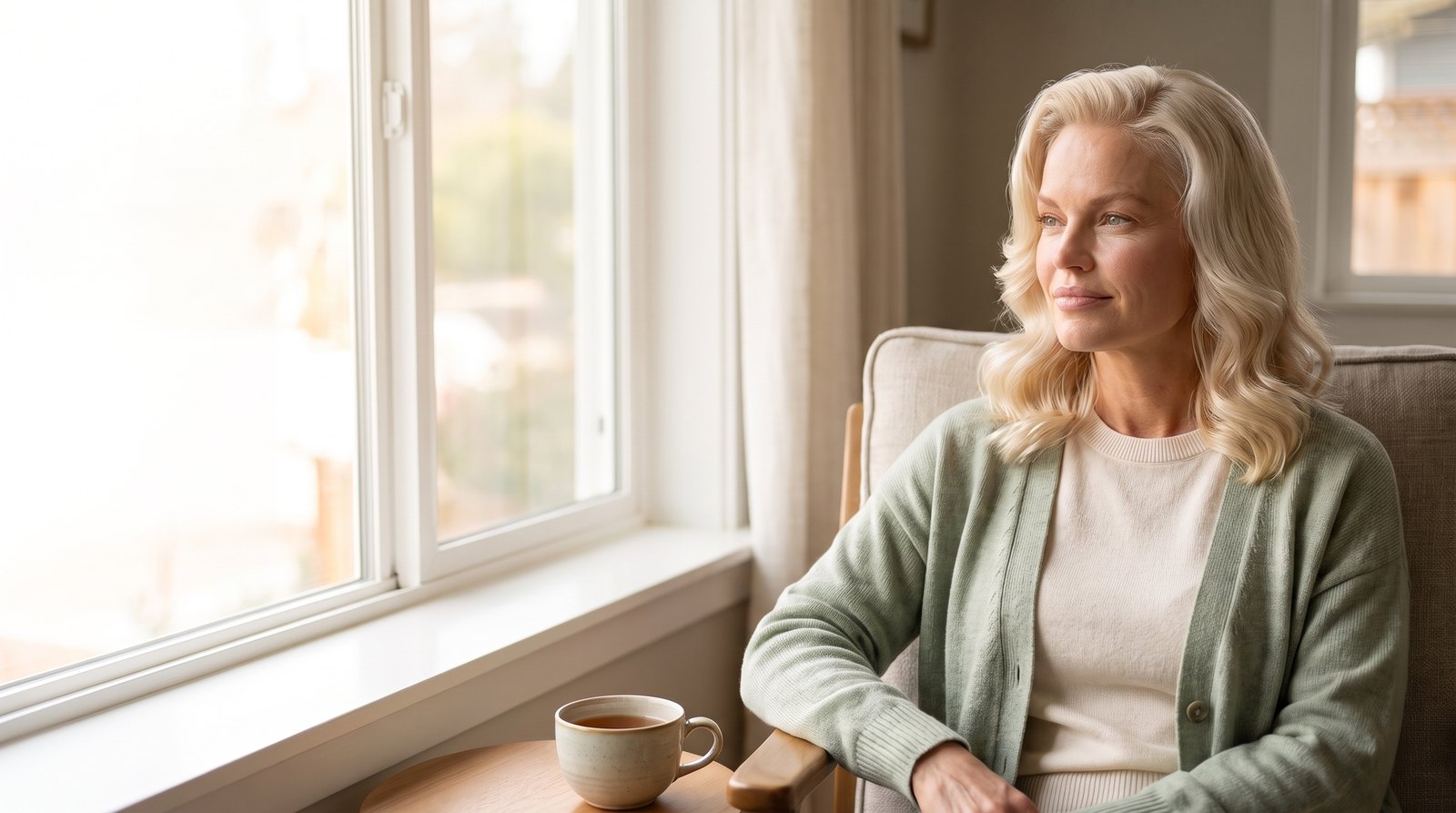 A calm moment at home — your companion through the GLP-1 journey